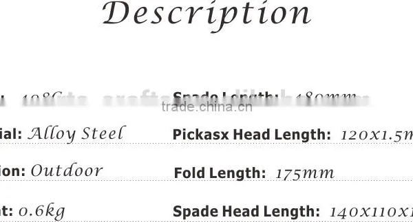New Sharp Folding Rubber-hand Garden Spade photo-6