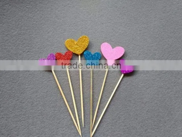 Bamboo Crown Decoration Food Pick