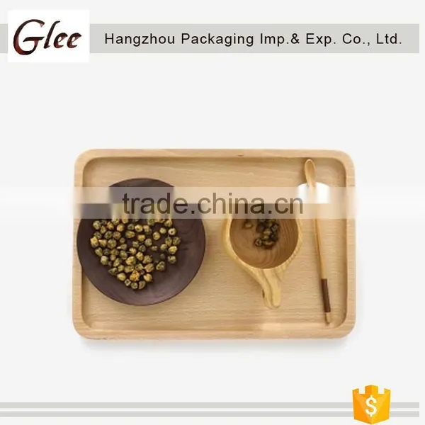 Ec-friendly Graceful Healthy Wood Tray photo-2