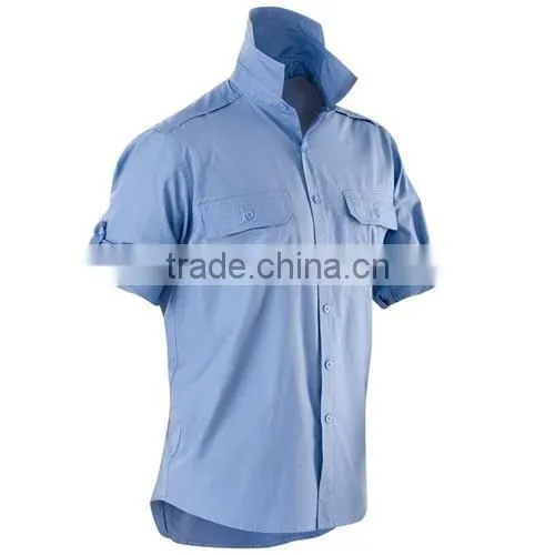 100% Cotton Workwear Ripstop Shirts Long Sleeve AeroCool Work Shirts photo-4