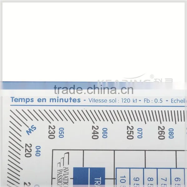 Kearing Chiese Aviation Protractor With Full Specification 140*140*3mm Size Navgation Protractor For Pilots # KPP-3 photo-4
