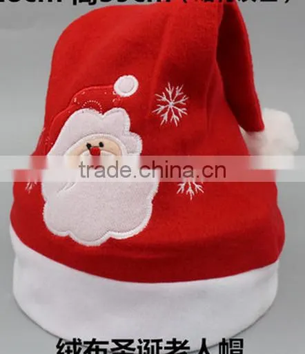Christmas Party Red And White Cap For Claus Dress Costume Holiday Santa Hat photo-4