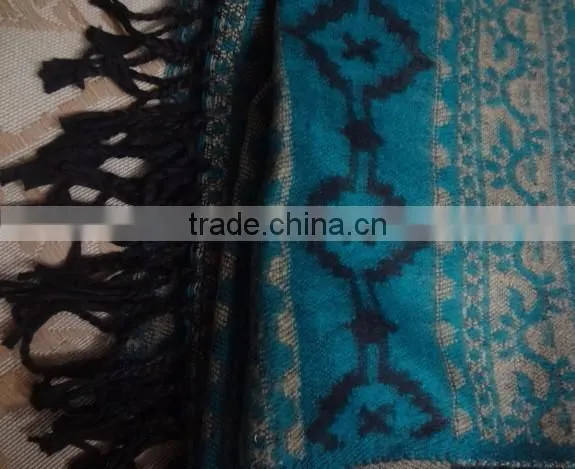 Designer Acrylic Shawl Cashmere Look ,60 cm x 200 cm photo-2