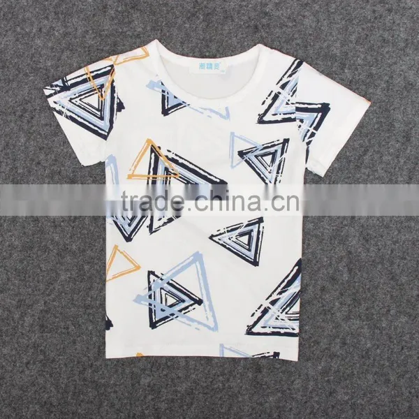 2017 Latest Design Casual Pattern 3d Printing Boys Shirt for 8years Old Kids photo-5