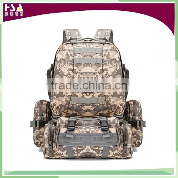 Outdoor Camping Camouflage Big Size Multi-function Backpack photo-5