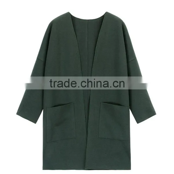 2017 Fashion Women Green Color Cardigan Sweater photo-2