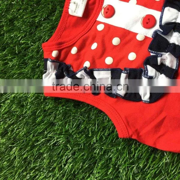 2016 Baby Girls Boutique Outfits Girls Summer Clothing Ruffle Shorts Bib Top With Matching Headband photo-4