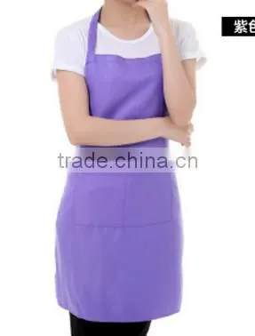 Custom Aprons Korean Solid Color Home Aprons Brown Advertising Apron Custom Printed LOGO photo-5