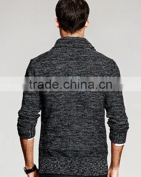China Factory Thick Button Cardigan Winter Mens Sweater Design for Hot Sale photo-4