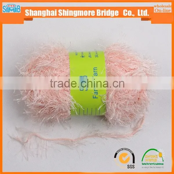 Online Shopping Knitting Yarns China Suppliers Cheapest Price Wholesale Oeko Tex Certified Feather Yarn Hand Knitting Yarn photo-3