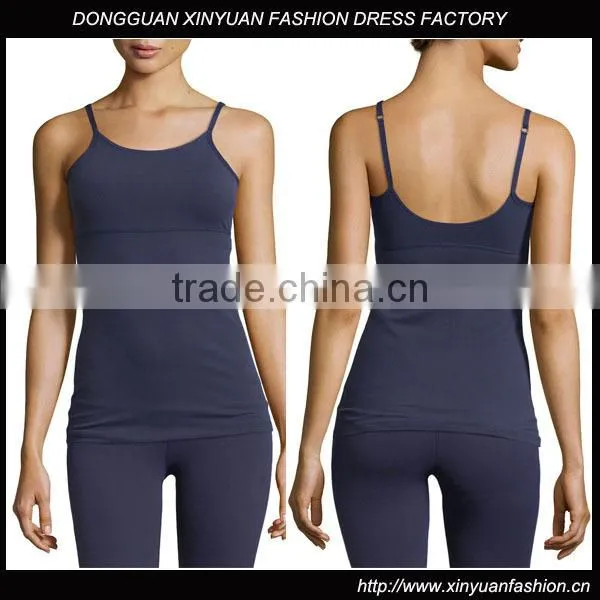 Girls Short Spandex Yoga Racerback Camisole