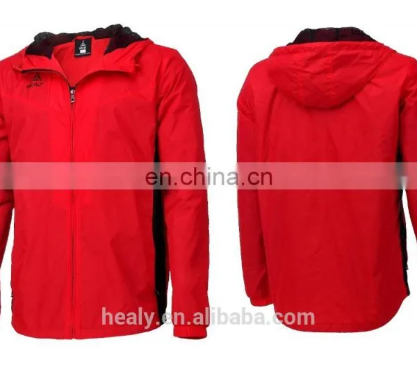 Healy 100% Polyester Lightweight Waterproof Hood Rain Jacket photo-3