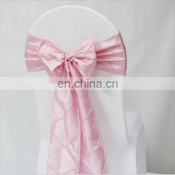 Beautiful Customized Wedding Dusty Pink Chair Sashes photo-4