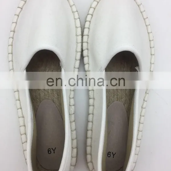 Wholesale White Canvas Shoes Customized Espadrilles Women photo-6