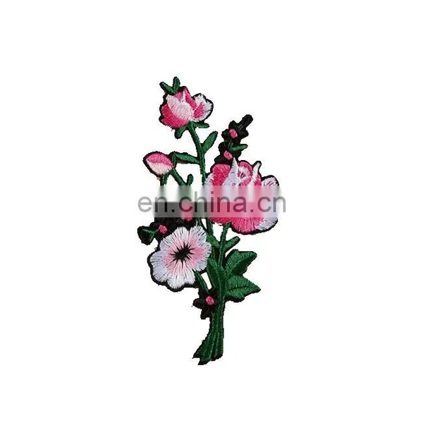embroidery patch beautiful flower patches embroidery for Women Clothing