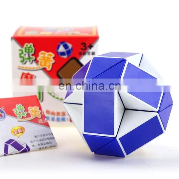 Snake Speed Cube Puzzle Fidget Cube Toy Twisty Puzzle Twist Magic Ruler Cube Christmas Gifts photo-4