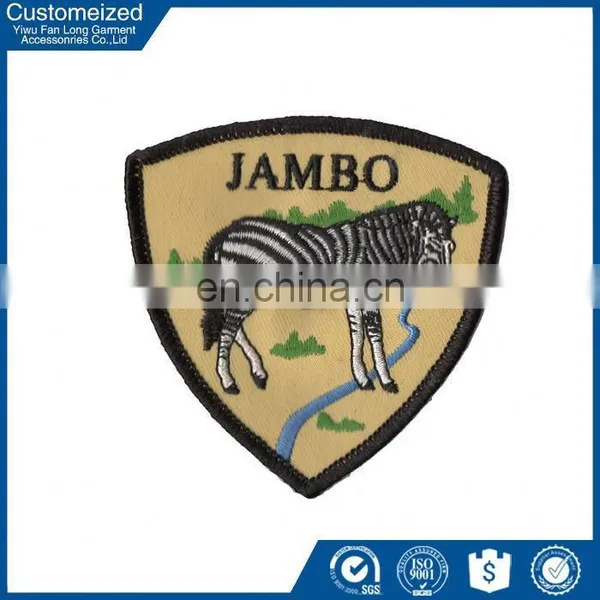 China Directly Fashion Promotional Hand Embroidery Badges Recycled photo-2