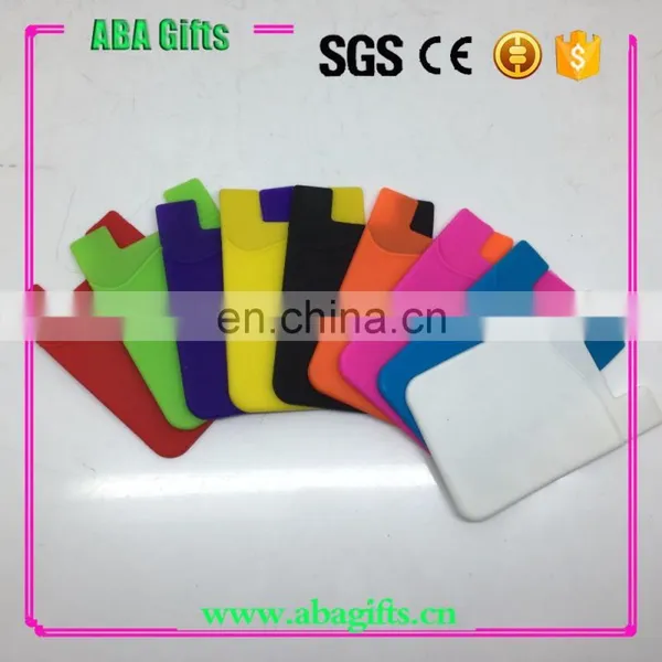 3m Sticker Silicone Phone Case Card Holder