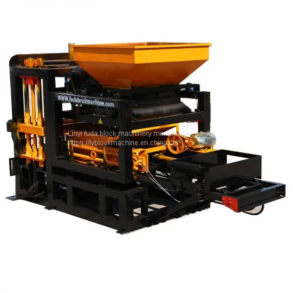 QT4-18 Automatic Interlocking Paving Concrete Brick Block Making Machine Curbstone Machine photo-2