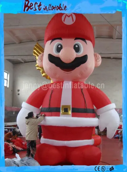 Inflatable Supermario Mascot Cartoon Inflatable Performance Model for Promoting Exhibition photo-3