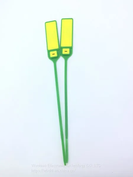860-940Mhz PP material UHF smart RFID bundle cable tie tag