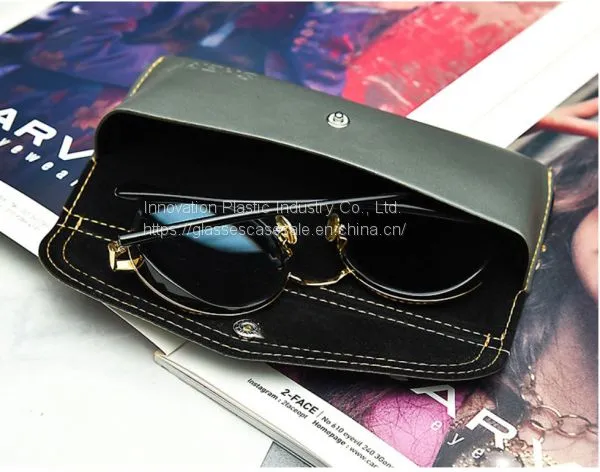 Fashionable and Simple Portable Glasses Case; Creative and Personalized Eyeglasses Case photo-2