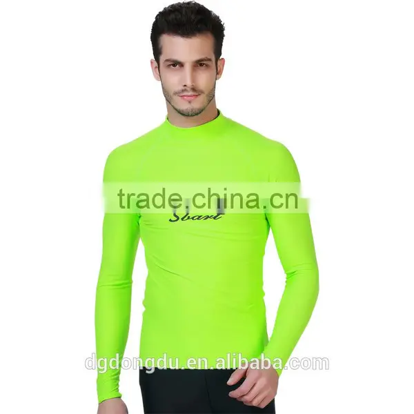Men Long-sleeved Shirt Sunscreen Clothing Jellyfish Clothing Snorkeling Swimwear Wetsuit Surfing Beach Clothing T-shirt