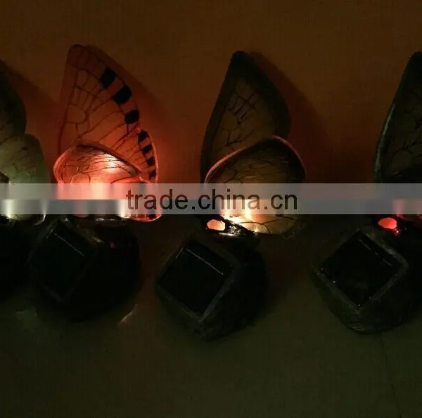 Solar Power Rechargeable Butterfly Led Garden Light photo-5