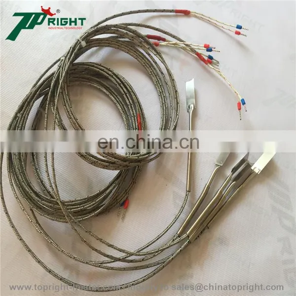 Customized Metal Sheet Probe J or K Type Furnace Thermocouple Temperature Sensor photo-4