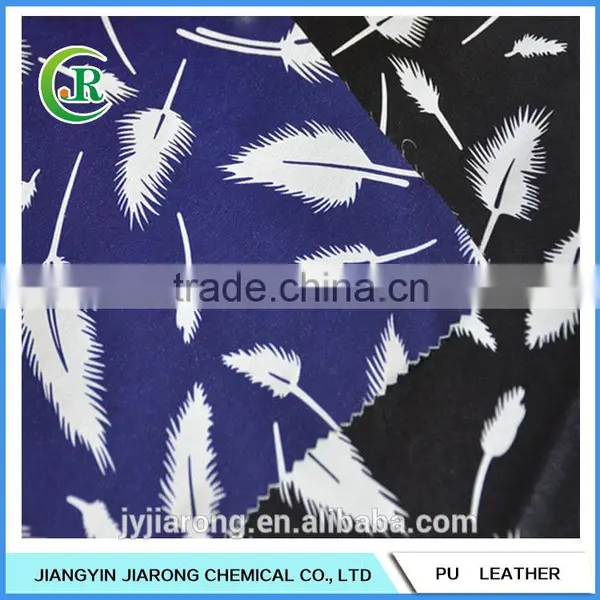 New Design Eco-friendly Printed PU Leather With Grain photo-3