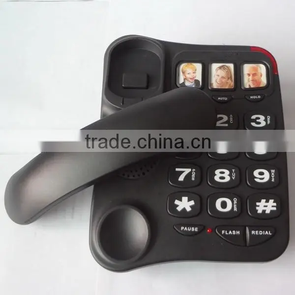 Emergency Picture Simple SOS Big Digit Big Button Telephone for Seniors photo-2