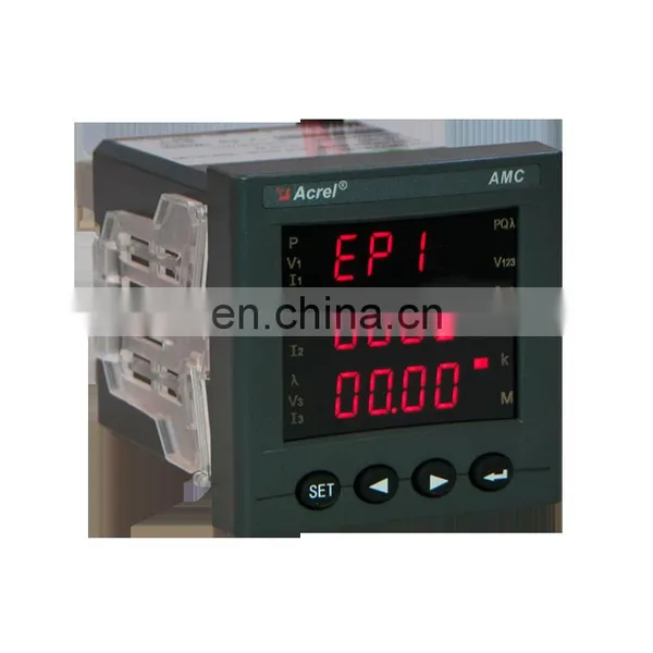 3 Phase Amp Volt Power Meter LED Display Multifunction Energy Meter AMC72-E4/KC With Rs485 photo-2