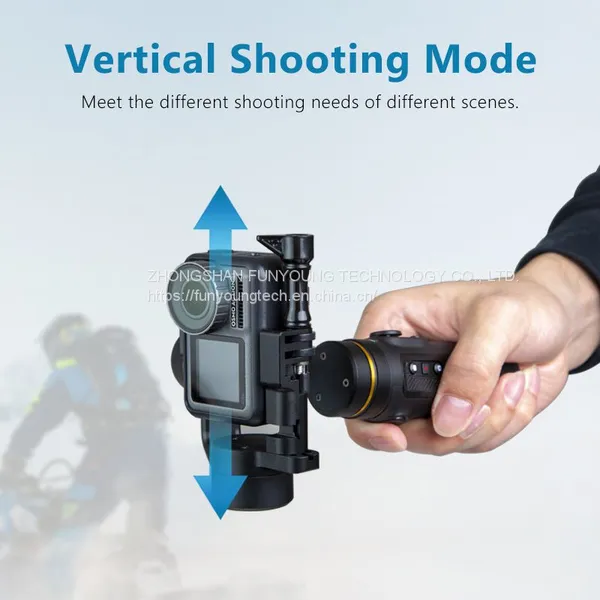 Handheld Three Axis Sports Camera Anti-shake Steady Shot Live Extreme Stabilizer Cloud Station GoPro5~8 photo-4