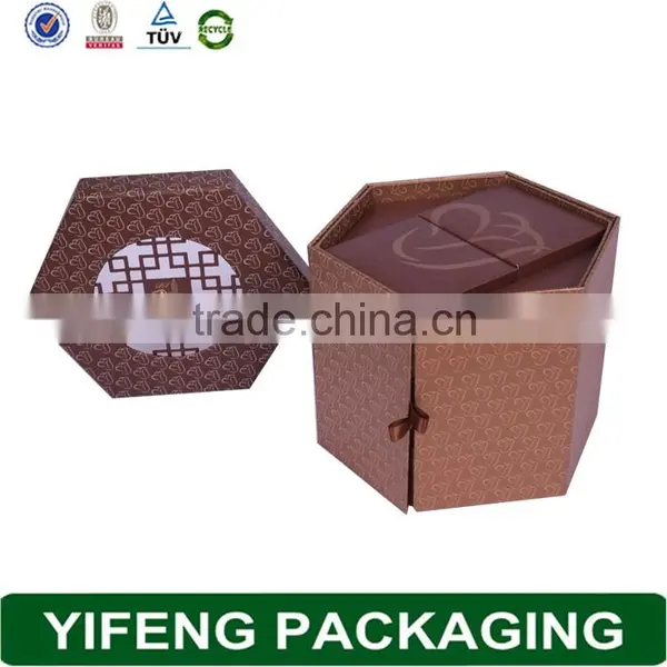 Octagonal Customized Shape Hot Stamping High Quality Cardboard Logo Printed Gift Boxes photo-2