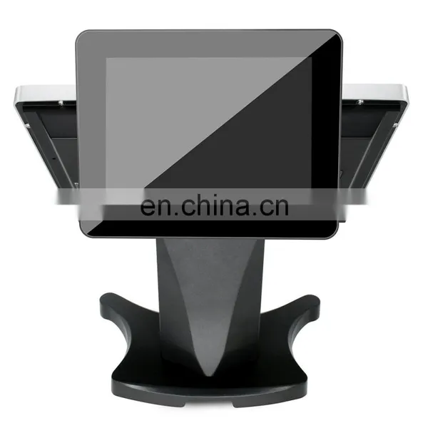 15'' Touch Screen All in One POS System Wifi/Dual Screen Cash Register/Built-in 8inch Customer Display Cashier POS Machine photo-2