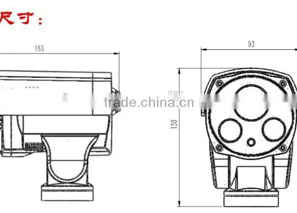 IP66 Waterproof Bullet Ptz ip Camera Camera, Adjust for Pan/Tilt/Zoom,outdoor ip Camera photo-4