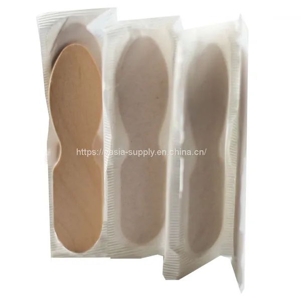 Eco-Friendly Disposable Single Use Tableware 3.6'' Wooden Ice Cream Taster Spoon Pack 24