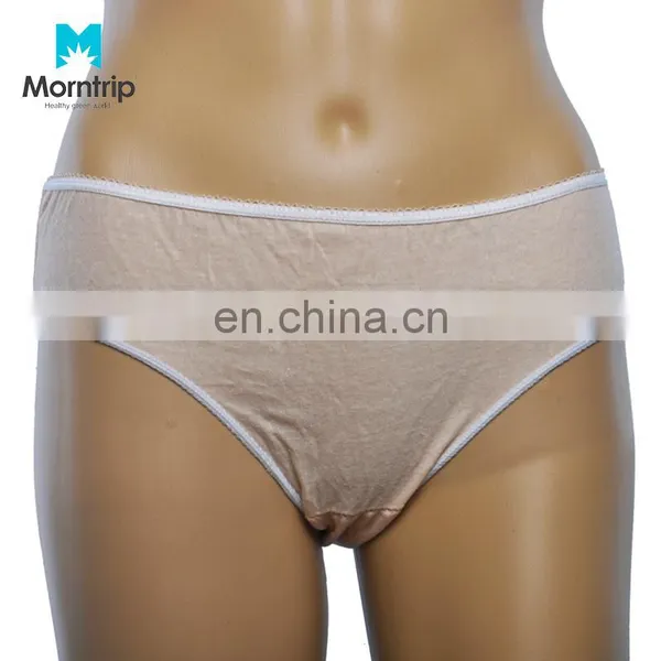 Wholesale Cheap Price Custom Women Clean Non Woven Spa Breathable Disposable Underwear For Travel Adult Postpartum Panties photo-5