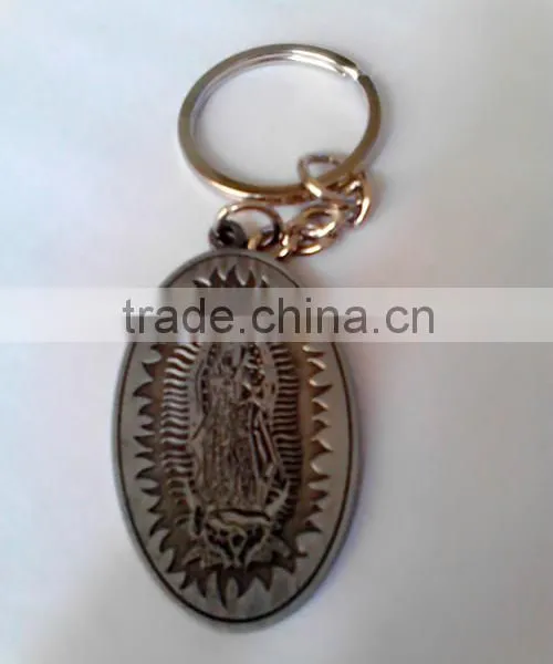 Cheap Dye Black Metal Key Chain photo-2