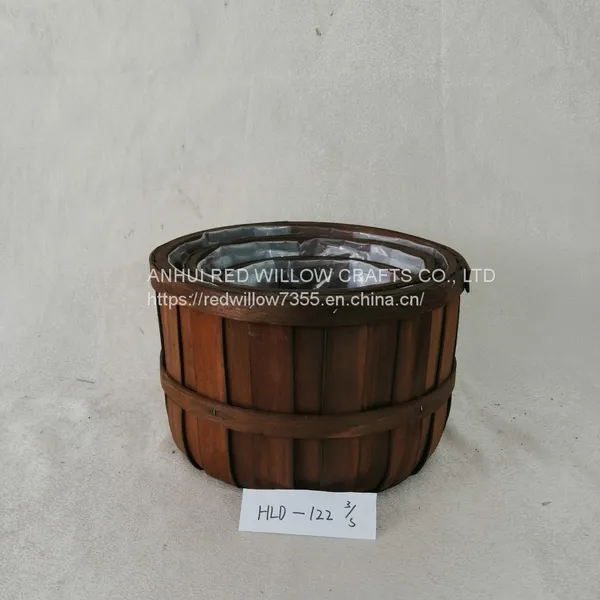 Hot Selling Wood Chip Fruit Basket Storage Basket Customized Wholesale  photo-2