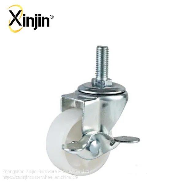 2 Inch Threaded Stem PP Furniture Caster Wheel photo-2