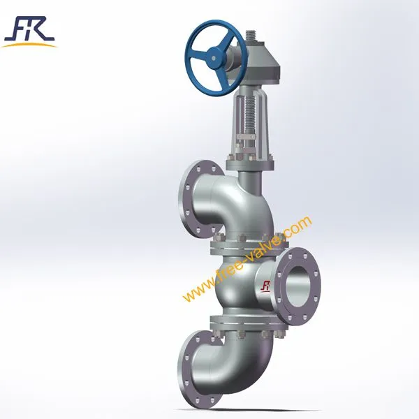 Worm Gear Three-Way Slurry Valve photo-4