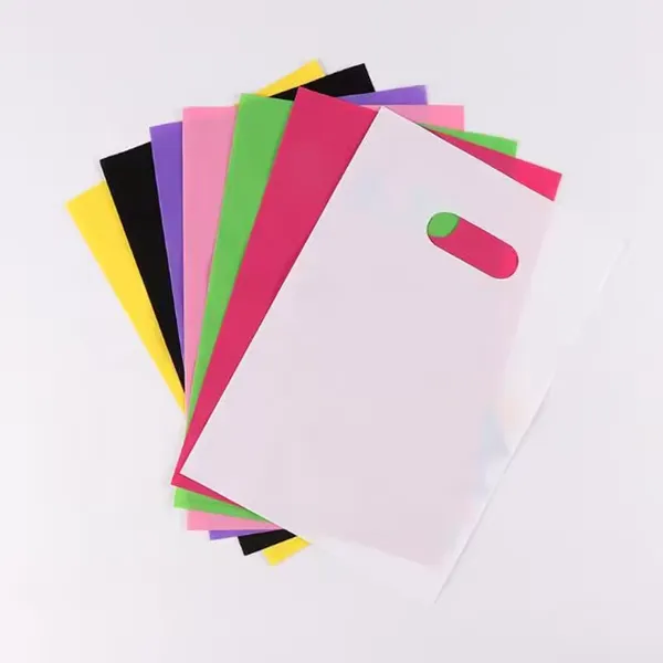 Wholesale Recyclable Plastic Gift Bag With Gravure Printing and Bottom Gusset Gift Packaging