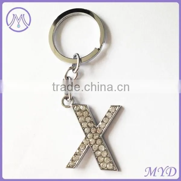 Custom Zinc Alloy Enamel Letter A Keychain photo-4