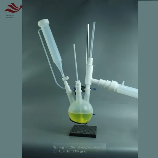 Pfa Separatory Funnel With Reaction Flask, Anti-corrosion Pfa Constant Pressure Dropping Funnel for Hydrogen Fluoride Distillation Device photo-3