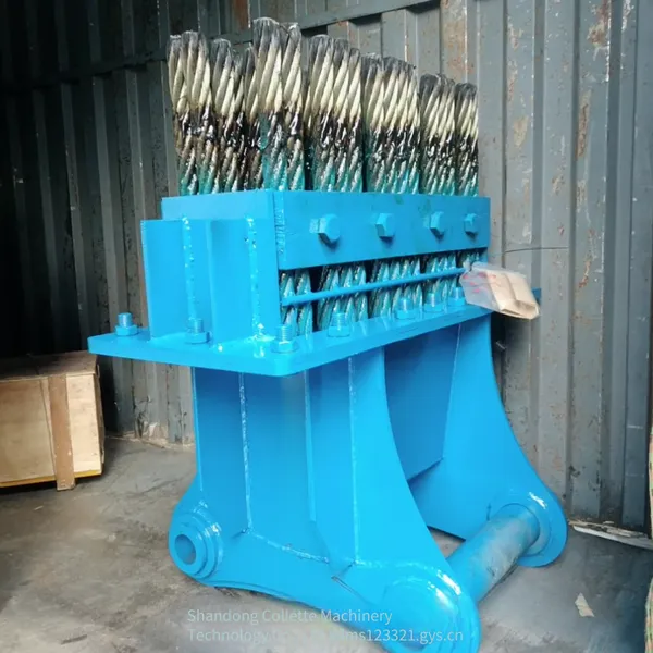 Newly Designed Steel Brushes for Excavators Used in Tunnel Engineering for Rapid Cleaning and Excavation, Four - Row Widened Steel Brushes for Invert, Manufacturer photo-3