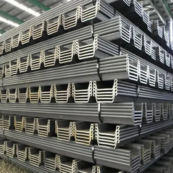 U-Shaped Cold-Formed Galvanized Hot-Rolled Steel Sheet Piles Q235B Grade AiSi Standard Model N-008 Steel Sheet Pile photo-1
