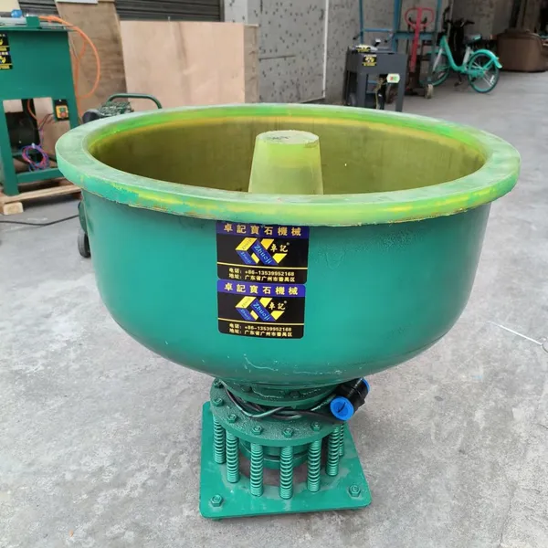 High-quality Vibratory Polishing Machine With PU-lined Barrel, 16-inch Round Bead Polishing Equipment photo-2
