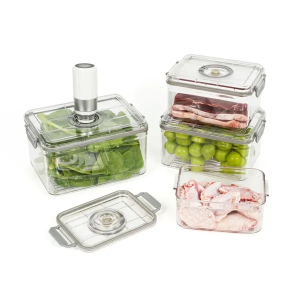 Premium Vacuum Food Storage Container Handheld Vacuum Sealer Pump for Reusable Vacuum Zipper Bags (VSC2216) photo-3