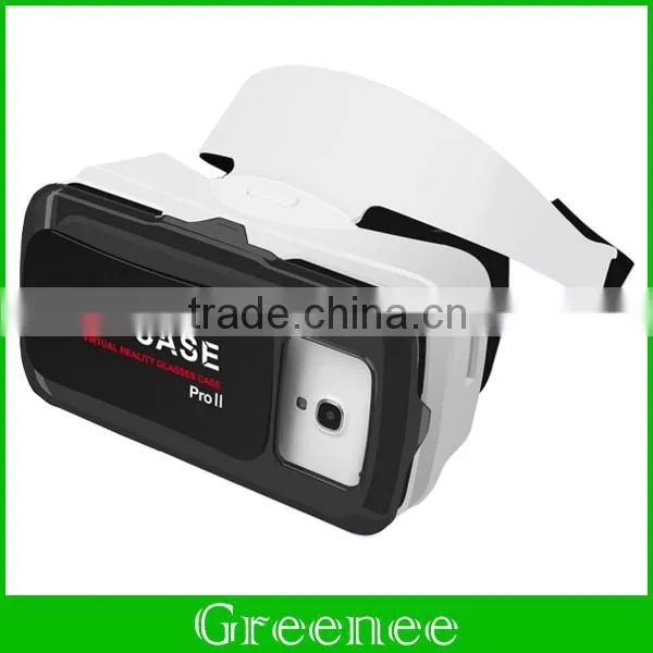 2016 New Version VR CASE PRO 2.0 Virtual Reality 3D VR Case Box Helmet for IPhone Samsung